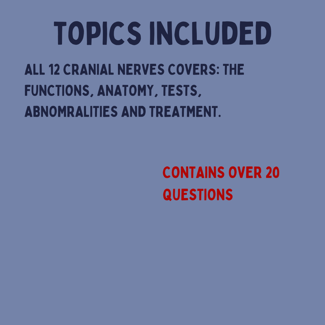 Understanding cranial nerves guide and workbook